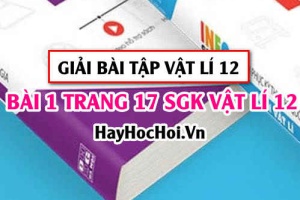 Giải bài 1 trang 17 SGK Vật lí 12: Con lắc đơn, công thức tính chu kỳ, động năng, thế năng của con lắc đơn
